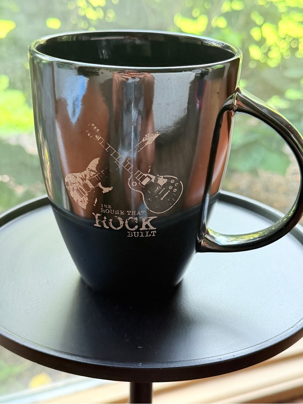 Vintage 90s Rock & Roll Hall of Fame Mug - The House That Rock Built Collectible
